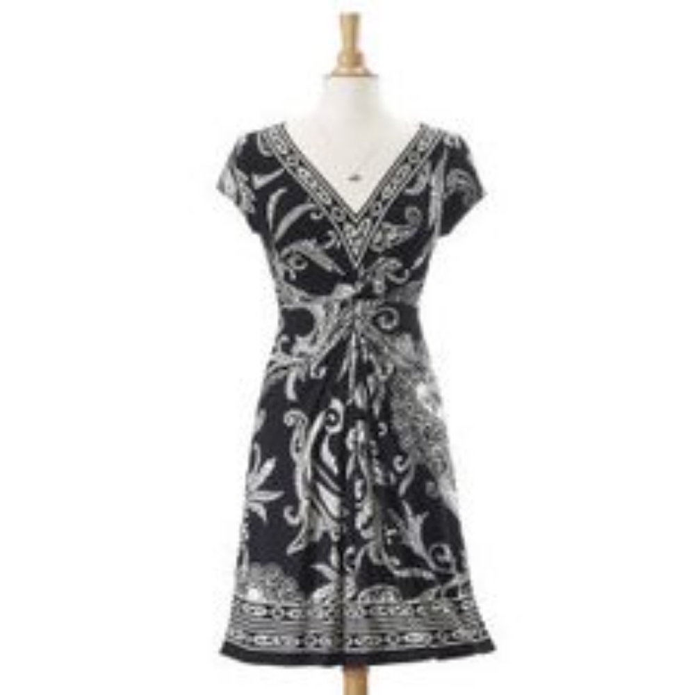 North style short sleeve dress